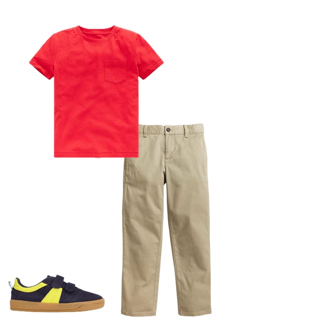 1st bundle featuring 2 items which compliment Everyday Short Sleeve T-Shirt-Poppy Red
