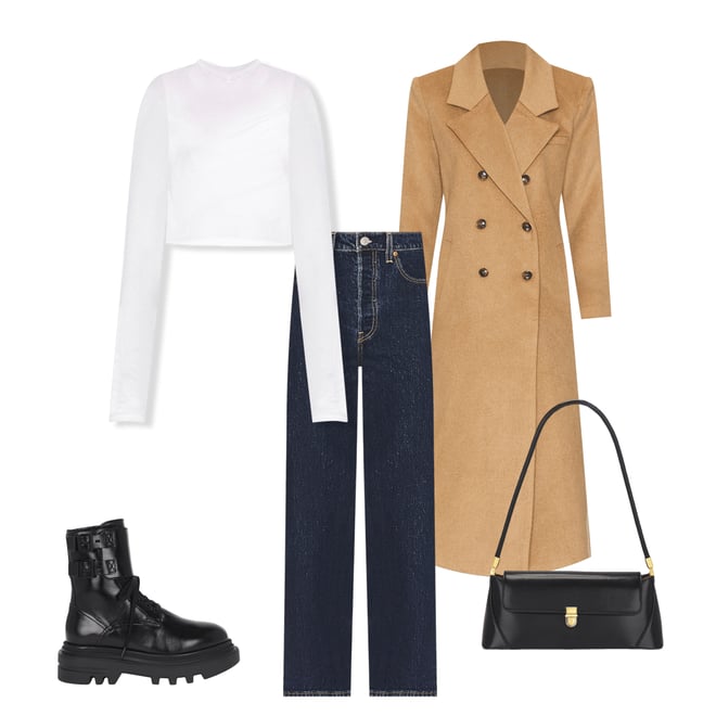3rd bundle featuring 4 items which compliment Leche Wool Coat