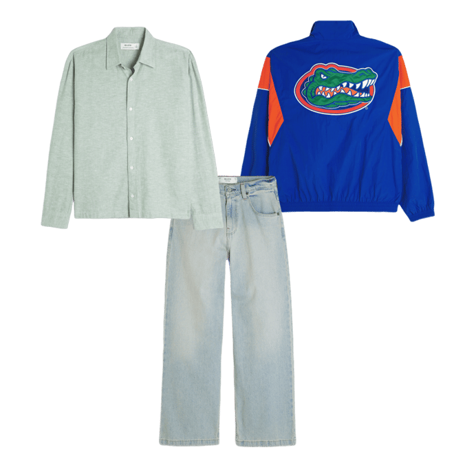 Light Wash Super Baggy Jeans