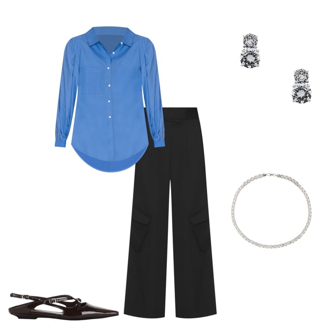 3rd bundle featuring 4 items which compliment Bello Button Up