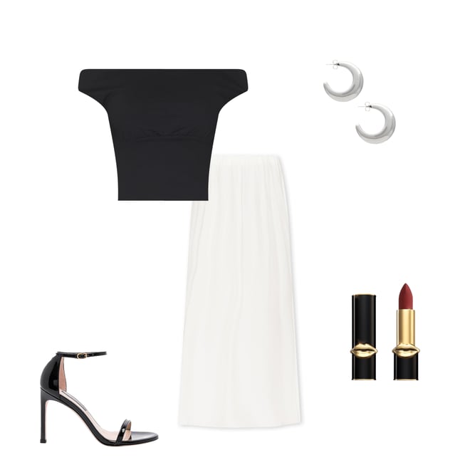 5th bundle featuring 4 items which compliment Kelli Off Shoulder Top