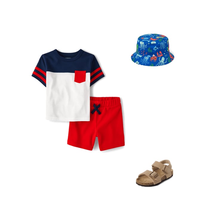 5th bundle featuring 2 items which compliment Baby And Toddler Boys Colorblock 2-Piece Outfit Set