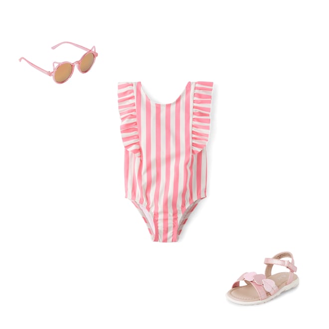 4th bundle featuring 2 items which compliment Toddler Girls Glitter Heart Sandals
