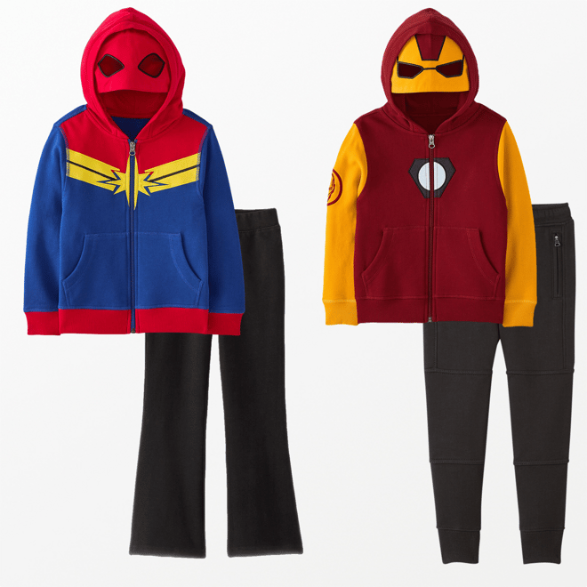Marvel Captain Marvel Character Hoodie | Hanna Andersson