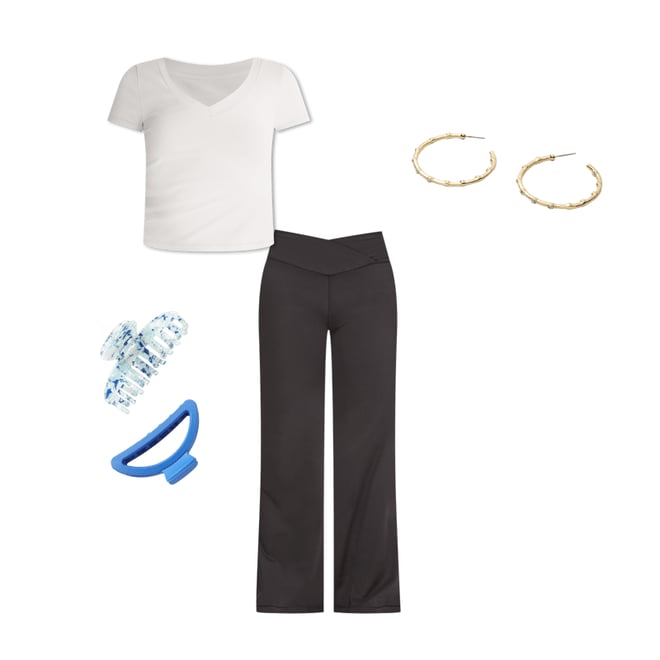 Flare Flex Crossover High-Rise Pants