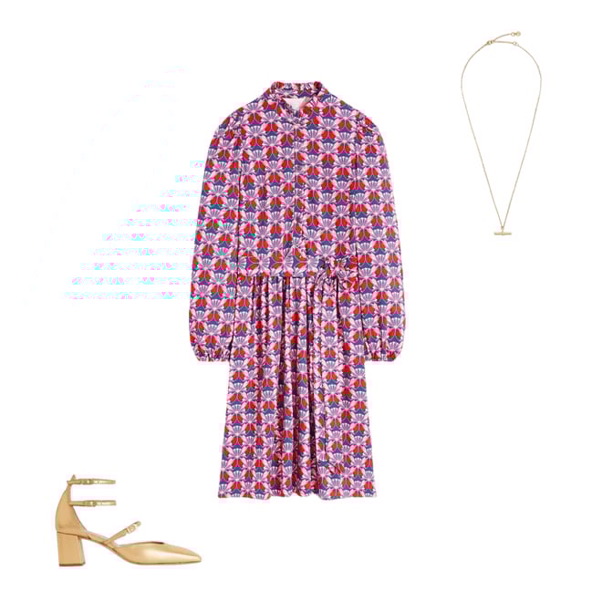 3rd bundle featuring 2 items which compliment Multi Strap Block Heel Pump
