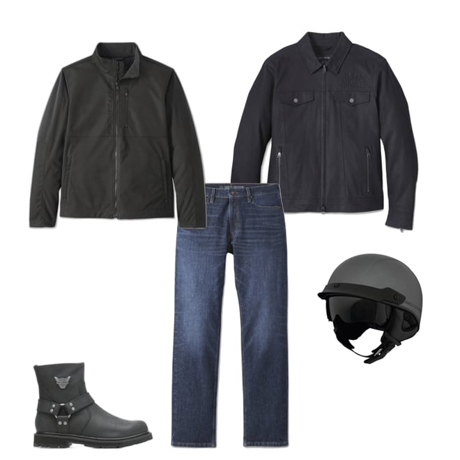 Men's H-D Flex Layering System Fleece Zip Mid Layer | Harley Men's H-D Flex Layering System Fleece Zip Mid Layer | Harley