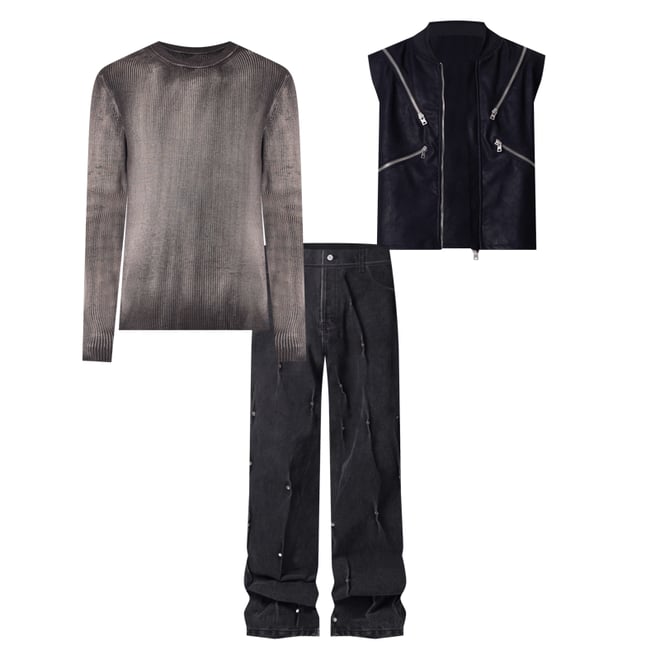 Zip Lock Vest - Black | mnml | shop now Zip Lock Vest - Black | mnml | shop now