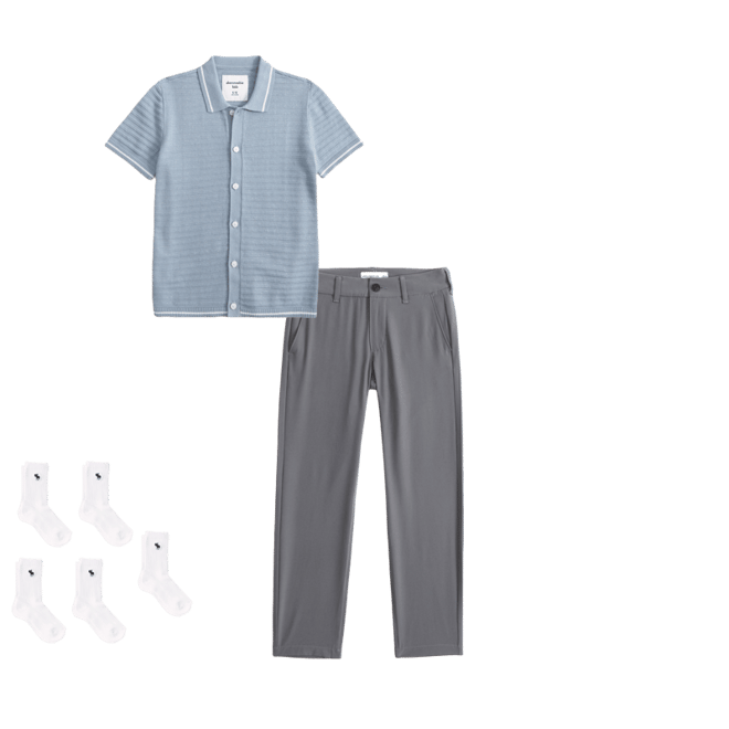 button-through sweater polo