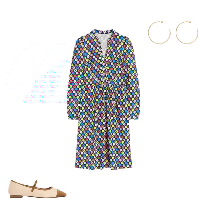 2nd bundle featuring 2 items which compliment Naomi Relaxed Jersey Dress-Multi, Pop Daisy