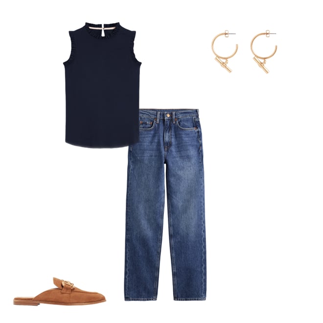 6th bundle featuring 3 items which compliment Iris Snaffle Mule Loafers, Tan