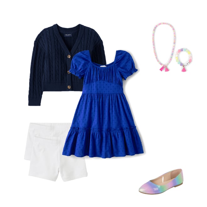 6th bundle featuring 4 items which compliment Girls Cable Knit Cardigan