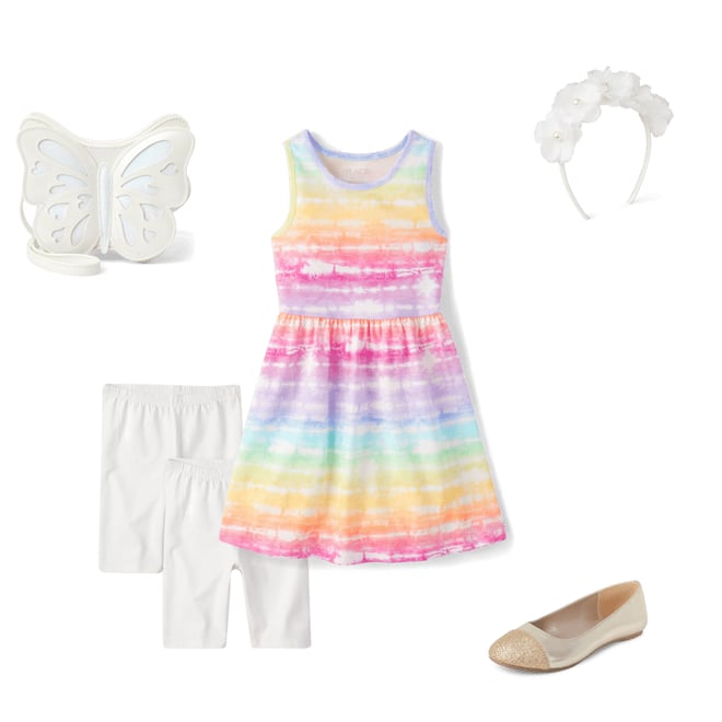 5th bundle featuring 4 items which compliment Girls Print Everyday Dress