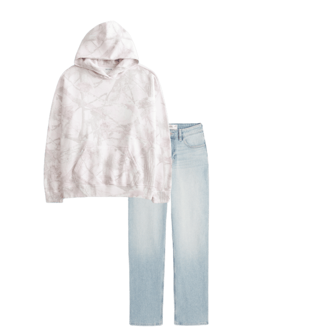 Oversized Pink Camo Hoodie