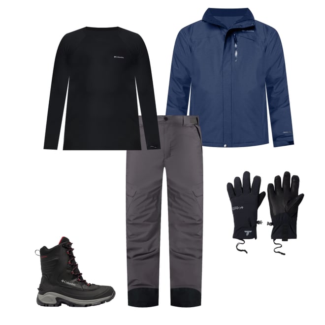 Men's Midweight Stretch Long Sleeve Wicking Baselayer | Columbia