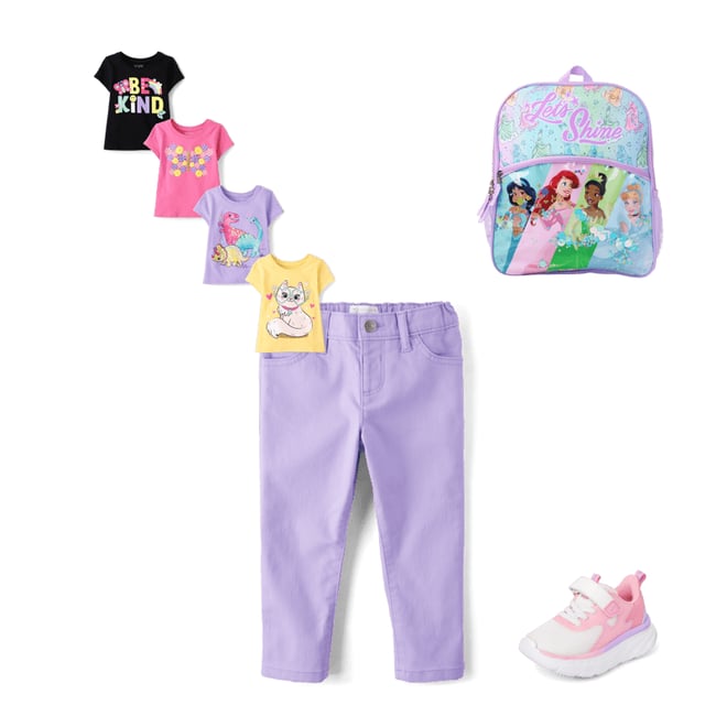 3rd bundle featuring 3 items which compliment Baby And Toddler Girls Animal Graphic Tee 4-Pack