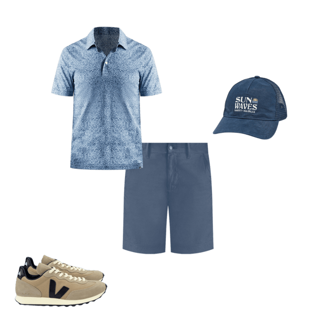 (取寄) ファリティ レディース スポーツ ジャージ ポロ Faherty women Sport Jersey Sport Jersey Polo Dress - Sea Storm | Faherty Brand