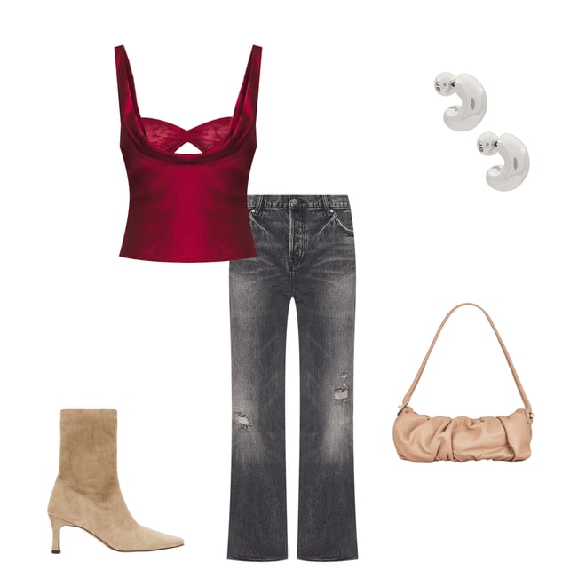 2nd bundle featuring 4 items which compliment Jade Low Rise Relaxed Flare