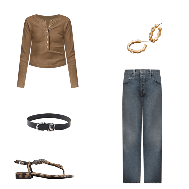 AGOLDE 90s Crop Mid-Rise Loose Straight-Leg Jeans