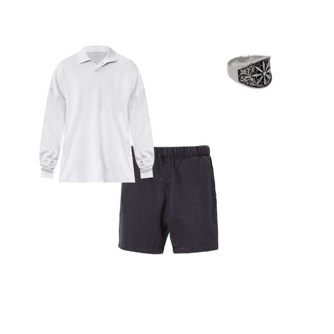 2nd bundle featuring 2 items which compliment Every Day L/S Polo - White