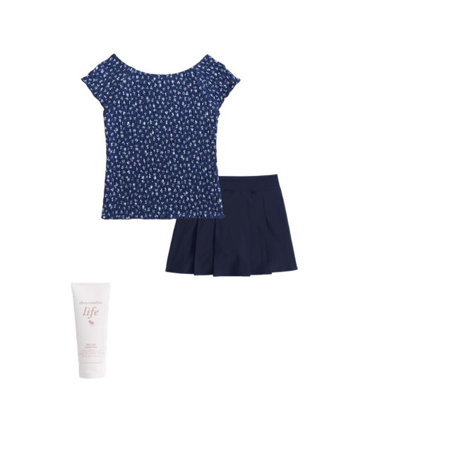 smocked tee