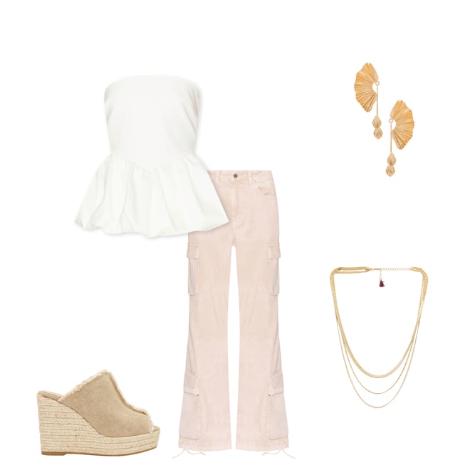 4th bundle featuring 4 items which compliment Goldie Strapless Top
