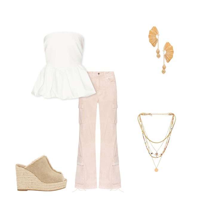 5th bundle featuring 4 items which compliment Goldie Strapless Top