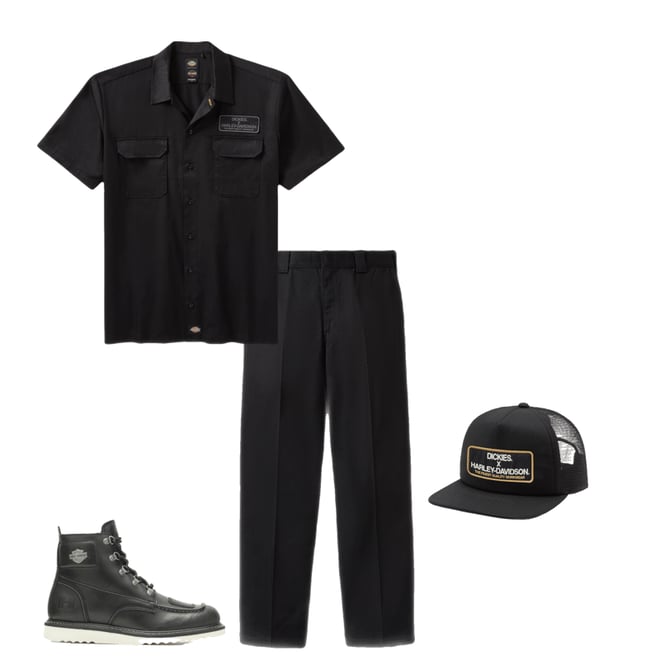 Dickies x H-D Foam Mesh Trucker Cap | Harley-Davidson USA