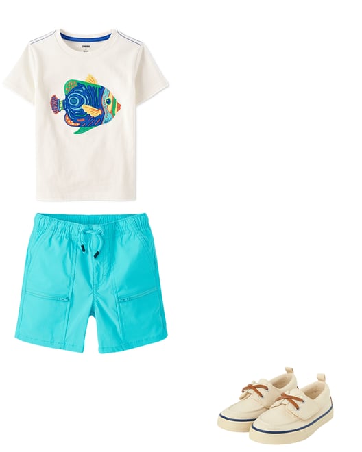 6th bundle featuring 2 items which compliment Boys Quick Dry Pull On Shorts