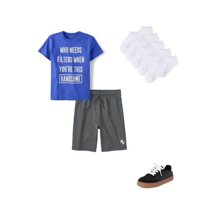 3rd bundle featuring 3 items which compliment Boys Basketball Shorts