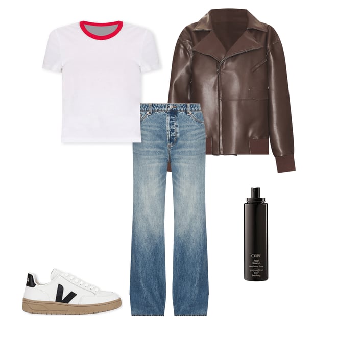 1st bundle featuring 4 items which compliment Oversized Moto Jacket
