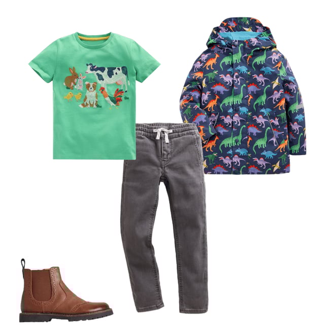 1st bundle featuring 3 items which compliment Superstitch T-Shirt-Aloe Green Easter Farm