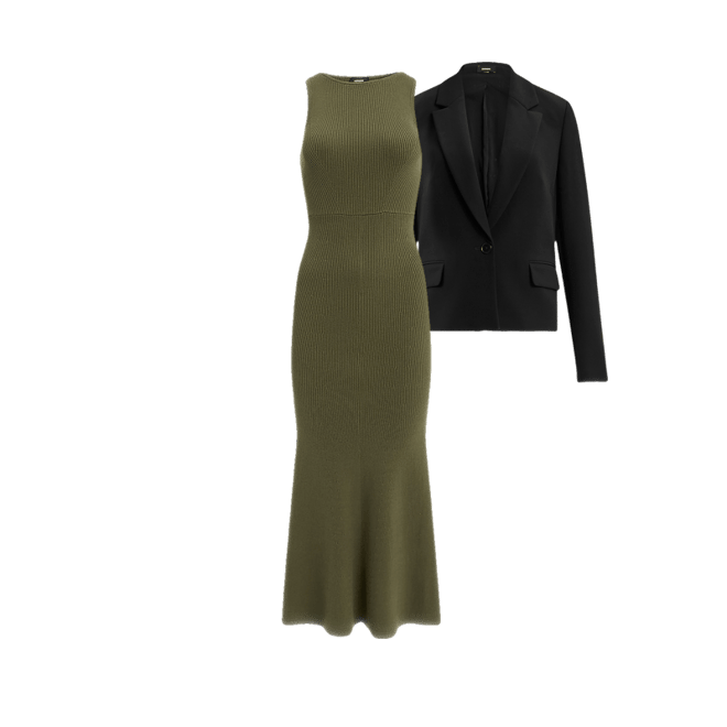 Crew Neck Sleeveless Tie Open Back Maxi Sweater Dress