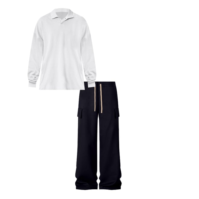 5th bundle featuring 1 items which compliment Every Day L/S Polo - White