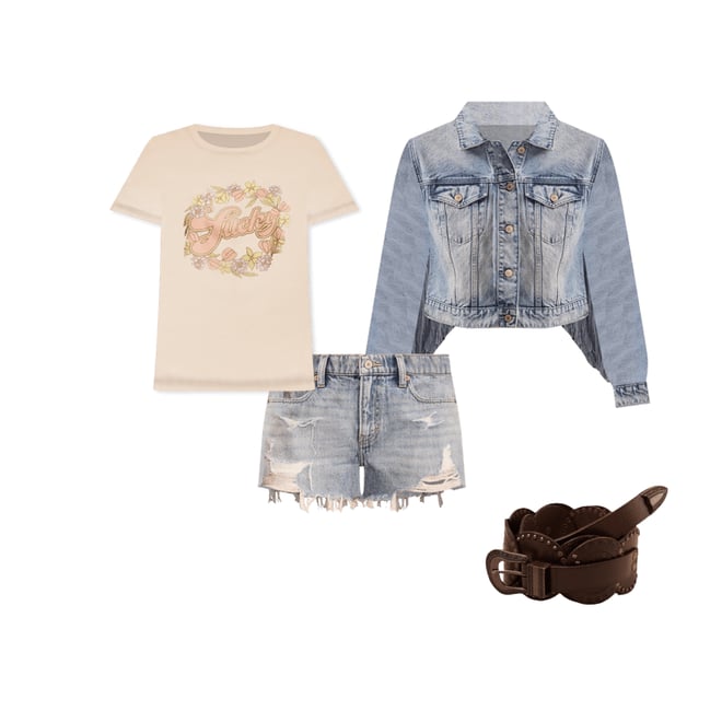 WESTIVAL FRINGE DENIM JACKET