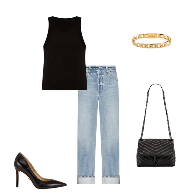 3rd bundle featuring 4 items which compliment Ayla Baggy Cuffed Crop