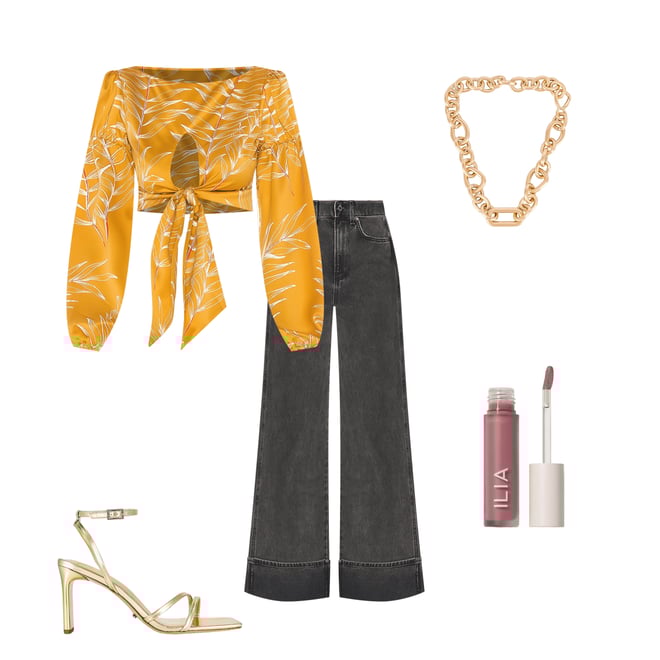 2nd bundle featuring 4 items which compliment Taylor High Rise Wide Leg Jeans