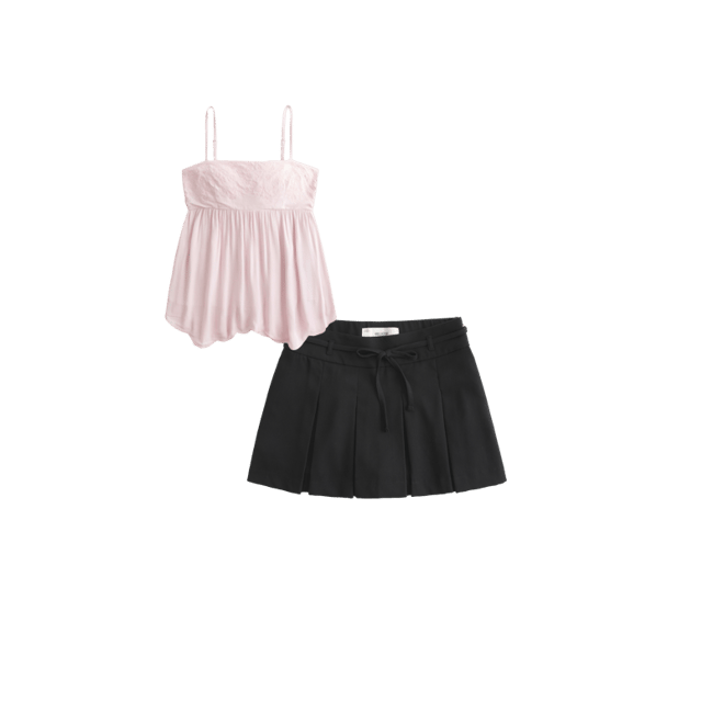 Top estilo túnica con lentejuelas bordadas en el busto