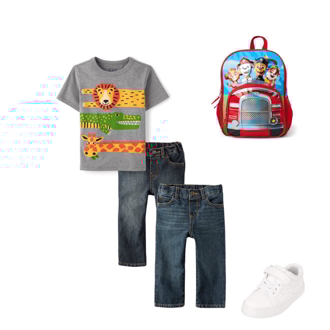 4th bundle featuring 3 items which compliment Baby And Toddler Boys Animal Graphic Tee