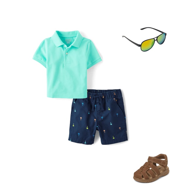 4th bundle featuring 3 items which compliment Baby And Toddler Pique Polo