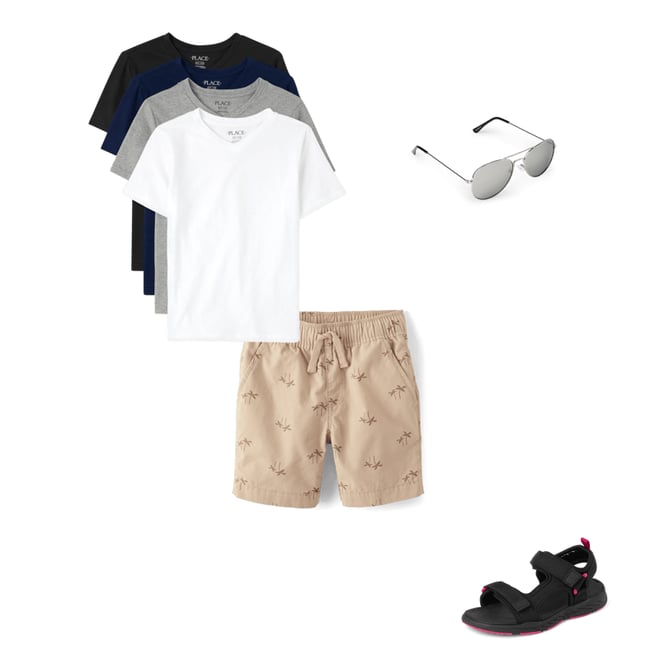 1st bundle featuring 3 items which compliment Boys Print Pull On Jogger Shorts