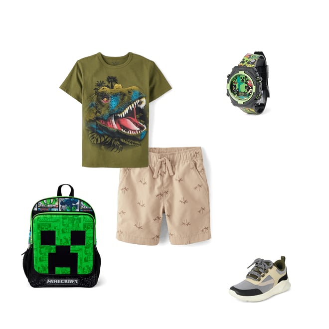 3rd bundle featuring 4 items which compliment Boys Print Pull On Jogger Shorts