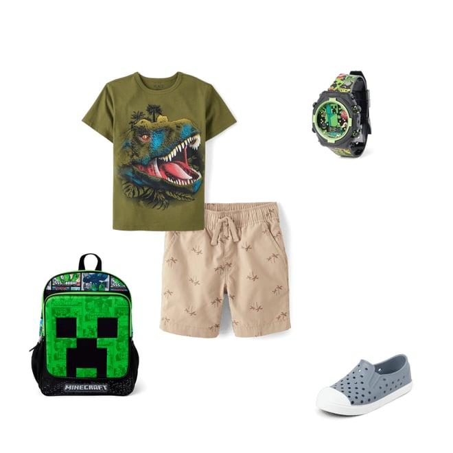1st bundle featuring 4 items which compliment Boys Print Pull On Jogger Shorts