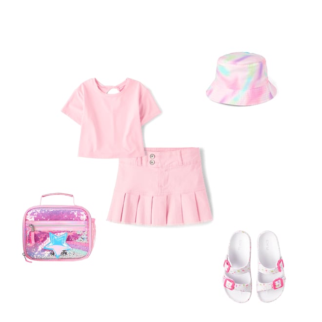 2nd bundle featuring 4 items which compliment Girls Rainbow Sequin Shakey Star Lunchbox