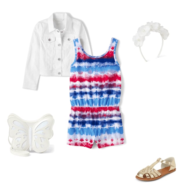 3rd bundle featuring 4 items which compliment Girls Tie Dye Romper