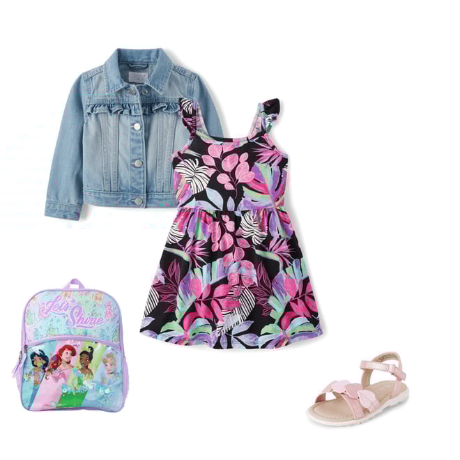 8th bundle featuring 3 items which compliment Toddler Girls Glitter Heart Sandals