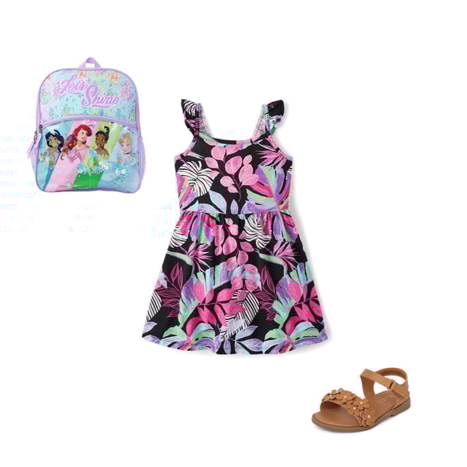 2nd bundle featuring 2 items which compliment Baby And Toddler Girls Print Flutter Dress