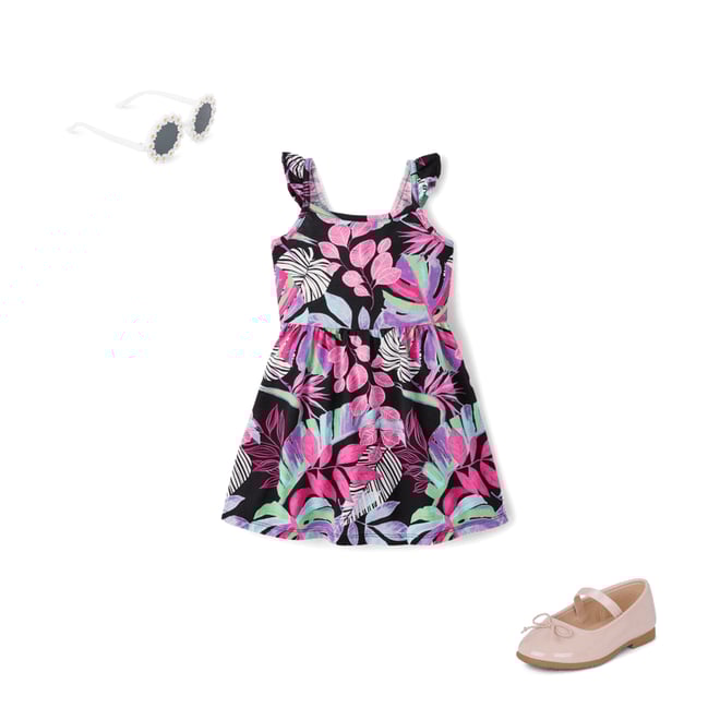 5th bundle featuring 2 items which compliment Baby And Toddler Girls Print Flutter Dress