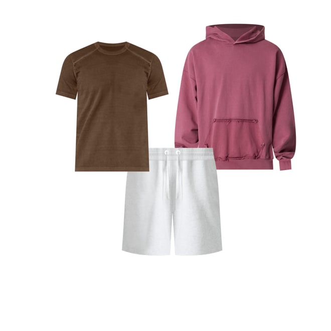 Ultra Baggy Sweatshorts - Heather Grey | mnml | shop now Ultra Baggy Sweatshorts - Heather Grey | mnml | shop now