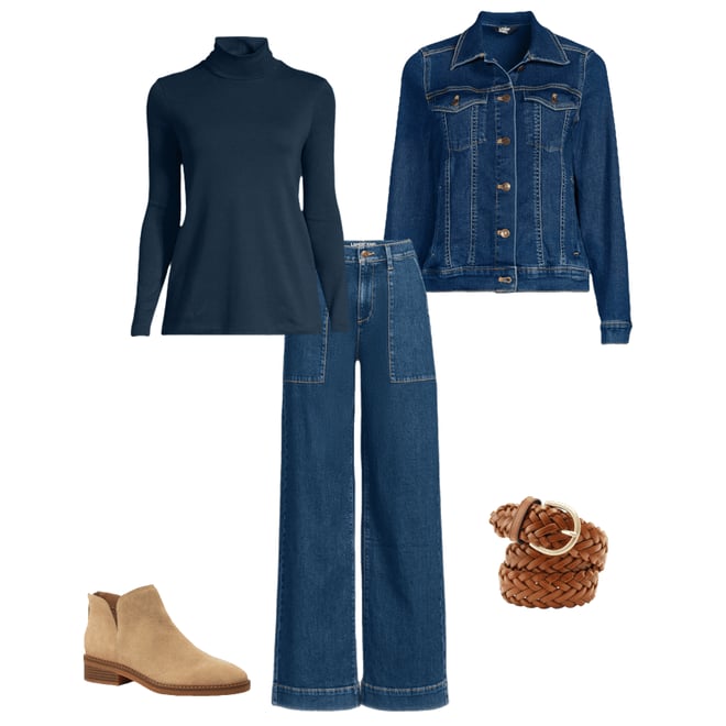 Women's Denim Trucker Jacket | Lands' End
